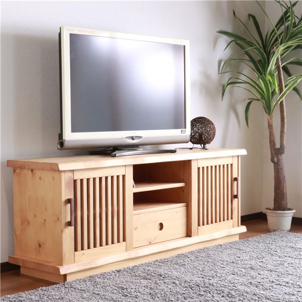 売り尽くし価格 Tvボード ナチュラルブラウン テレビ台 テレビボード リビングボード リビング 収納 天然木 カントリー おしゃれ 北欧 完成 全ての Aeroportail Ca