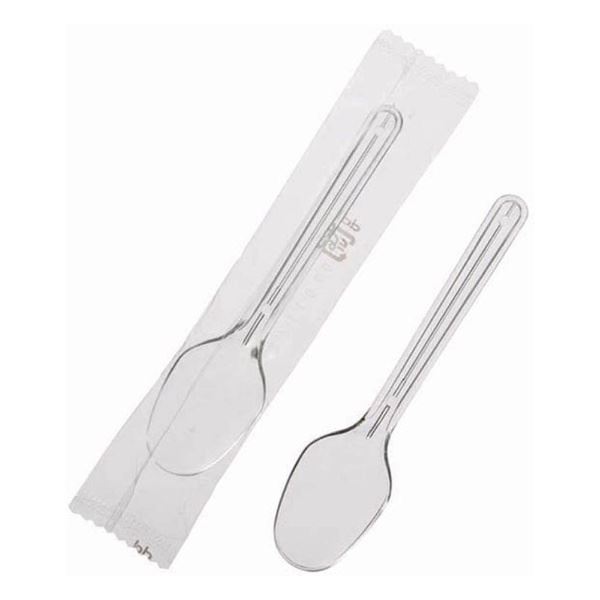 おしゃれ 使い捨て スプーン プラスチックスプーン 18本入り 袋入り 個包装 ミニスプーン 業務用 テイクアウト 480個セット 即納特典付き Travelstore Tn