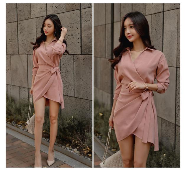 ウエストリボンがオシャレ 膝上ワンピース 韓国 ファッション セクシー ひざ丈 ミニワンピース パーティー ドレス オシャレ着 大人女子の通販はau Pay マーケット Luxury ラグジュアリー 商品ロットナンバー