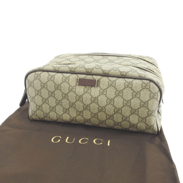 グッチ GUCCI ポーチ セカンドバッグ レディース GG柄 【中古】 T11197