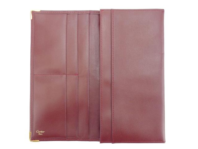 限定品新作 カルティエ 長財布 ファスナー付き長財布 マストライン ボルドー×ゴールド Cartier 中古 T10753の通販はau PAY マーケット - ブランドデポ|商品ロットナンバー:368871321 お得得価