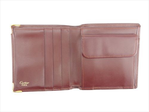豊富な特価 カルティエ Cartier 中古 B958の通販はau PAY マーケット - ブランドデポ|商品ロットナンバー:326708806 二つ折り 財布 マストライン ボルドー ゴールド 最新作高品質