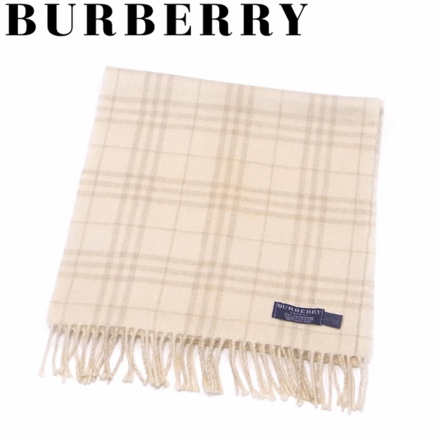 バーバリー Burberry マフラー フリンジ付き レディース メンズ チェック ベージュ ブラウン カシミア 人気 セール 中古 L2879の通販はau Pay マーケット ブランドデポtokyo 商品ロットナンバー