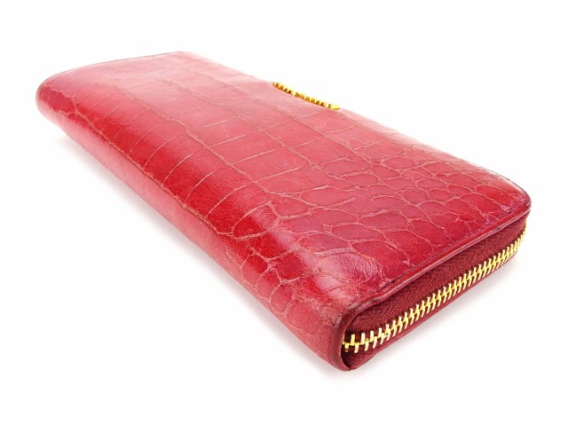 割引ショップ 【ラスト1点】 ミュウミュウ 長財布 L字ファスナー クロコダイル型押し レッド レザ- miu miu 長サイフ サイフ 収納 財布 ユニセックス 割引ショップ 【ラスト1点】 ミュウミュウ 長財布 L字ファスナー クロコダイル型押し レッド レザ- miu miu 長サイフ サイフ 収納 財布 ユニセックス