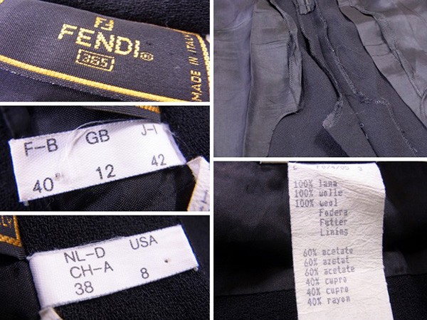 豊富な通販 フェンディ スカート スリット入り タイト ブラック FENDI 中古 L2184の通販はau PAY マーケット - ブランドデポ|商品ロットナンバー:289675311 格安大人気