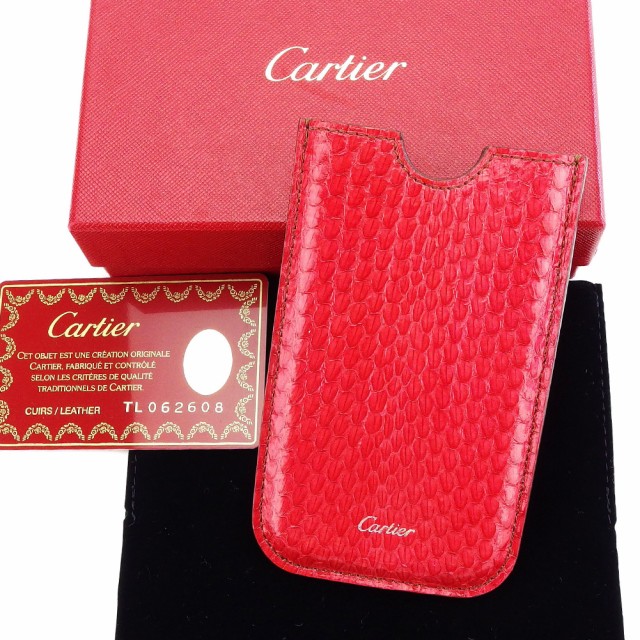 超激安 ラスト1点 カルティエ スマートフォンケース カードケース カード パイソン型押し レッド Pvc レザーcartier レディース プレゼント 人気no 1 本体 Arnabmobility Com