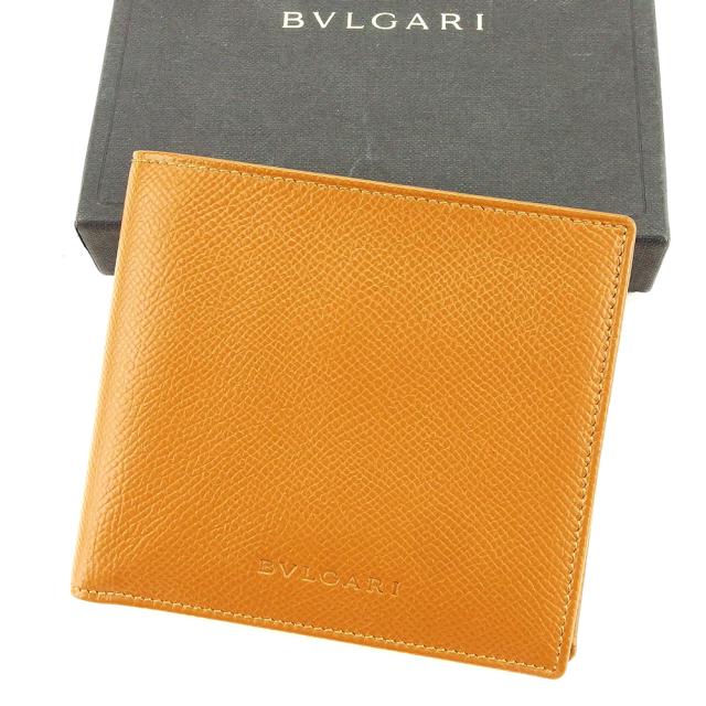 ブルガリ 10 Off Bvlgari 二つ折り 財布 小物 メンズ T3840 未使用 ロゴ サイフ
