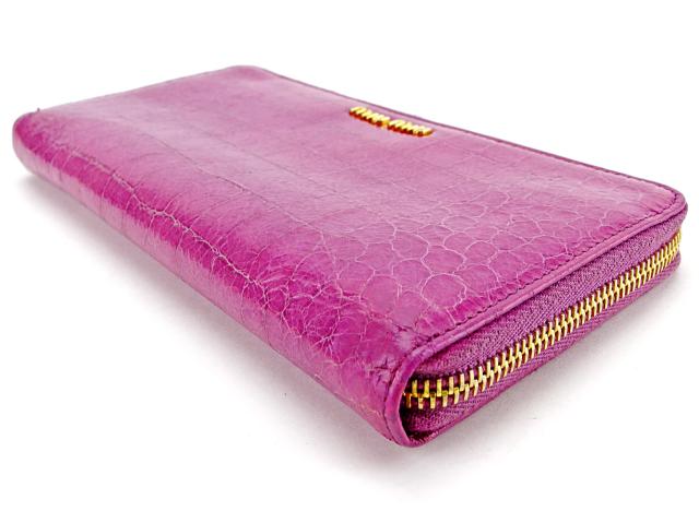 通販正規品 ミュウミュウ miu miu 中古 T16041の通販はau PAY マーケット - ブランドデポ|商品ロットナンバー:3688731 ラウンドファスナー長財布 長財布 二つ折り財布 クロコダイル型押し パープル×ゴールド 超特価新作 通販正規品 ミュウミュウ miu miu 中古 T16041の通販はau PAY マーケット - ブランドデポ|商品ロットナンバー:3688731 ラウンドファスナー長財布 長財布 二つ折り財布 クロコダイル型押し パープル×ゴールド 超特価新作