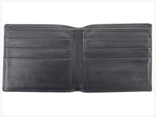 みのお グッチ 贈り物 1点物 人気 の通販はau PAY マーケット - ブランドデポ|商品ロットナンバー:280145239 二つ折り札入れ 札入れ Gマーク ブラック×シルバー レザー150404GUCCI レディース プレゼント しておりま