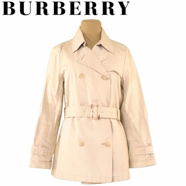 21年最新海外 バーバリー コート ウエストベルト付き アウター レディース 40サイズ ダブル ハーフトレンチ Burberry 21超人気 Mawaredenergy Com