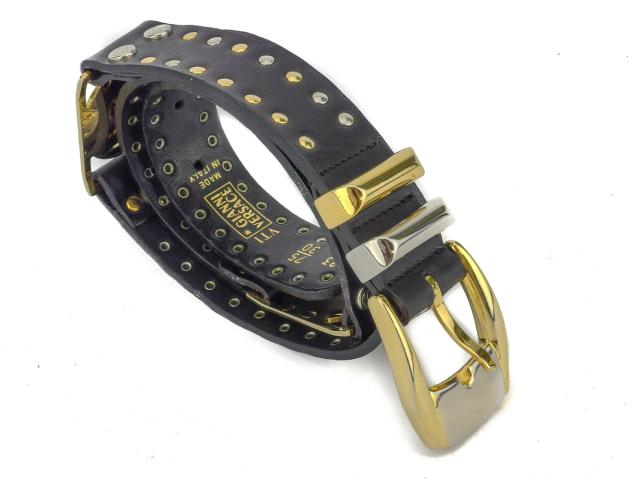 100%新品正規品 ジャンニ ヴェルサーチ ベルト ♯75 30サイズ レディース メンズ スタッズ メドゥーサ GIANNI VERSACE 中古の通販はau PAY マーケット - ブランドデポTOKYO|商品ロットナンバー:418991177 2022正規激安
