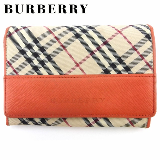 バーバリー L字ファスナー 財布 二つ折り レディース チェック ベージュ系 オレンジ シルバー Burberry 中古 L3060の通販はau Pay マーケット ブランドデポ 商品ロットナンバー