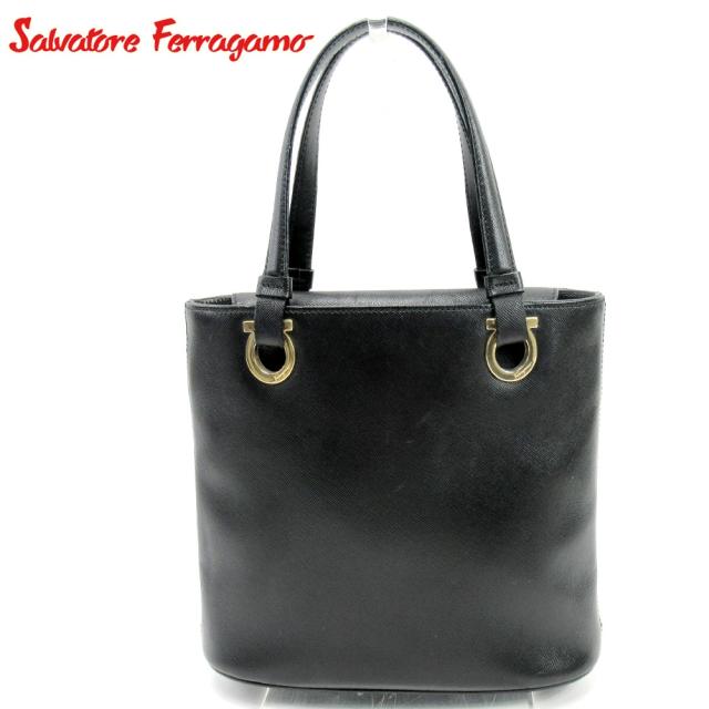 在庫残りわずか ラスト1点 サルヴァトーレ フェラガモ ハンドバッグ バッグ ガンチーニ ブラック レザー Salvatore Ferragamo バック 手持ちバッグ 今月限定 特別大特価 Www Endocenter Com Ua