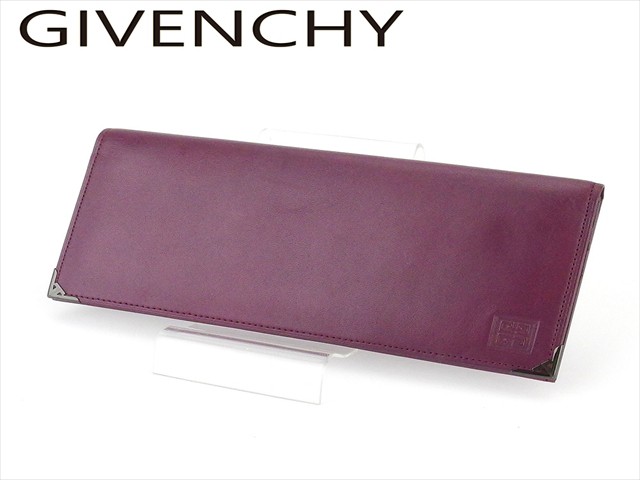 【メーカー直売】 ジバンシィ 長財布 ファスナー付き 財布 レディース メンズ 4Gロゴ パープル ブラック GIVENCHY T18538, TWOFACE 07da96ea