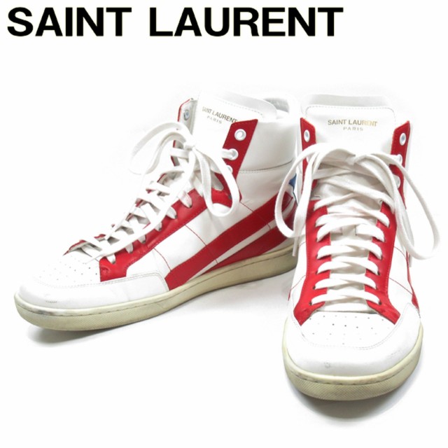 爆安プライス サンローラン スニーカー シューズ 靴 メンズ 41 ハイカット ハイトップ スター 星 Saint Laurent 最安値に挑戦 Vigorgh Com