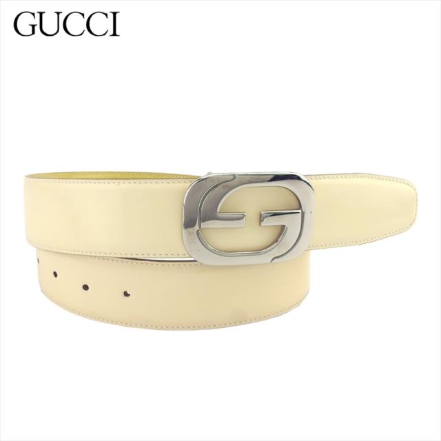 その他ベルト グッチ ベルト 78 28サイズ レディース インターロッキングg トップ式バックル リバーシブル Gucci 中古