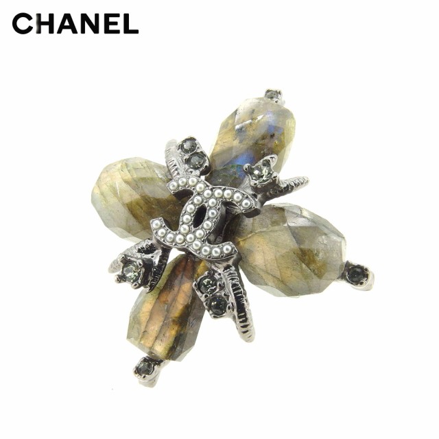 シャネル 指輪 リング アクセサリー ♯約13号 ココマーク CHANEL 中古