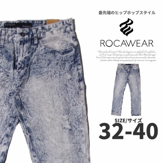 Rocawear - 美品 ロカウェア デニムパンツ 大きいサイズ 46インチ 濃紺