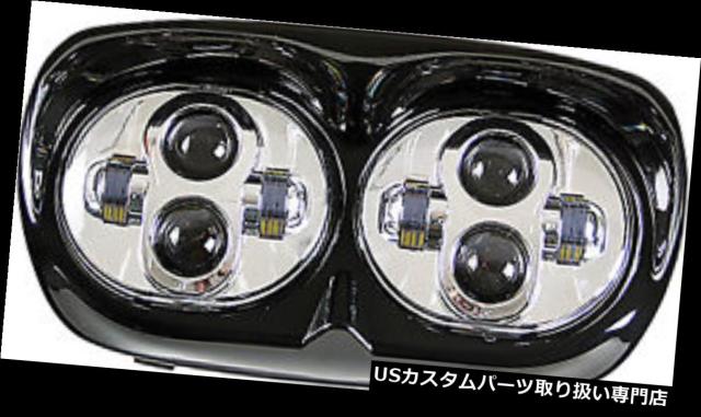 新品 バイク ヘッドライト Pathfinder Hrgledacロードグライドledヘッドライトクローム Pathfinder Hrgledac Road Glide Led Headlights Chr 種類豊富な品揃え