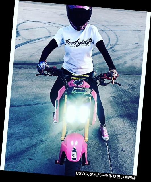 バイク ヘッドライト Honda Grom Msx125（LEDヘッドライト？JONNY 5？s？）ヘッドライトカスタムブリンカースタント