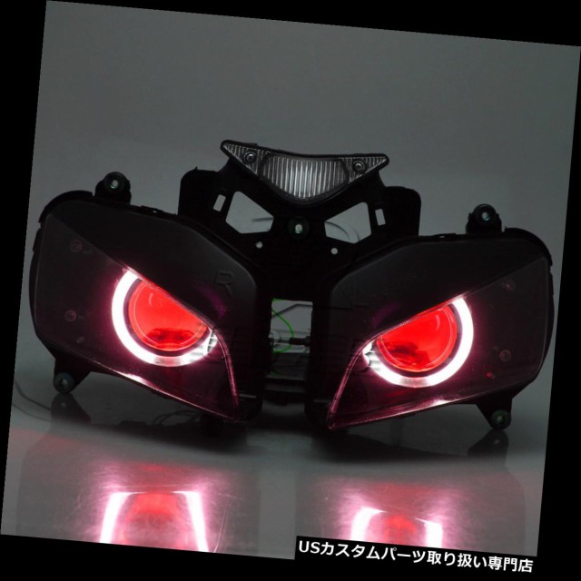 【福袋セール】 バイク ヘッドライト Honda CBR1000 2004-2007のためのアセンブリ隠されたプロジェクターヘッドライトエンジェルレッドデビルアイ Asse, エクステリアG-STYLE 6da0c2e8