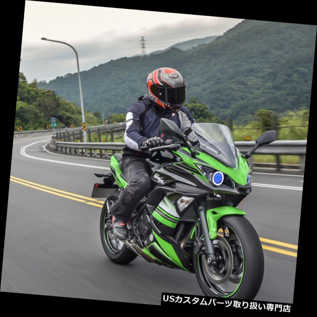 即納在庫 バイク KT LED Angel Eye HID Headlight の通販はau PAY マーケット - バイクパーツ取り扱い専門店|商品ロッ ヘッドライト KT LEDエンジェルアイHIDヘッドライトアセンブリ用川崎忍者650 2017 2018ブルー 定番人気安い