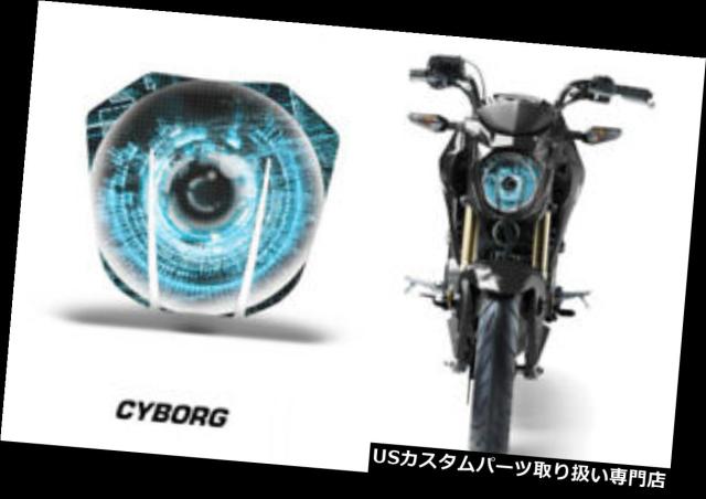 人気絶頂 バイク ヘッドライト ヘッドライトアイグラフィックスキットデカールカバーアイズ用カワサキz125 Pro 17 Cyborg U Headlight Eye Gra 新規購入 Www Teampaints It