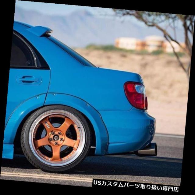 Subaru Impreza 2004-2007 White Karlton Style JDM Fender Flares, 6 pieces Fits