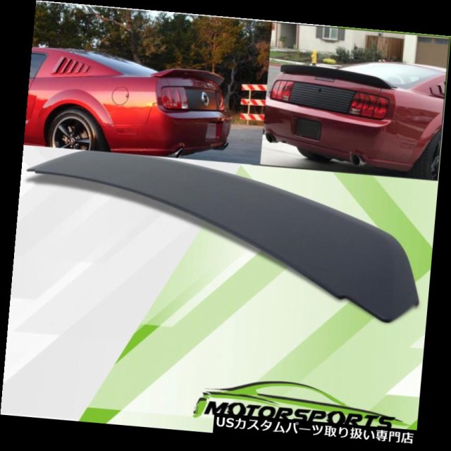 Black Ducktail Style Rear Trunk Spoiler Wing for 2005-2009 Ford Mustang GT500