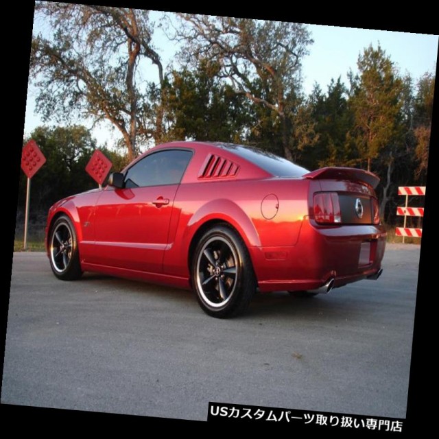 Black Ducktail Style Rear Trunk Spoiler Wing for 2005-2009 Ford Mustang GT500