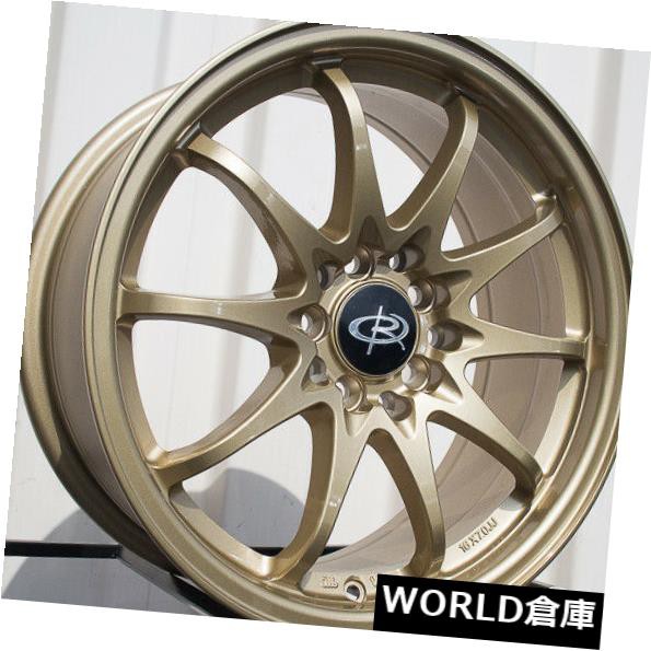 品質が ホイール 4本セット 16x7 Rota Fighter 10 5x100 / 5x114.3 40ゴールドホイールリムセット(4) 16, シュードリーム 5e8f6da9
