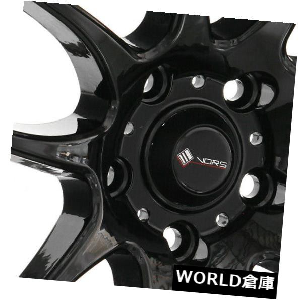 【ギフト】 ホイール 4本セット 17x8 Vors TR4 5x114.3 35ブラックホイールリムセット(4) 17x8 Vors TR4 5x1, 住設buyself 42217bae