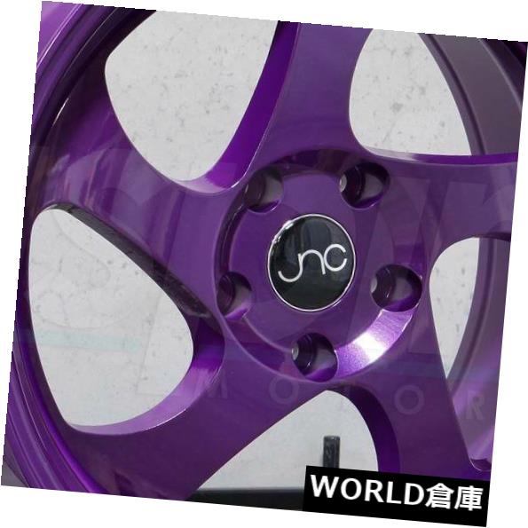 激安店舗 ホイール 4本セット 16x9 JNC 034 JNC034 4x100 20キャンディパープルホイールリムセット(4) 16x9 JNC, エクステリアのなかむら商店 13b13351