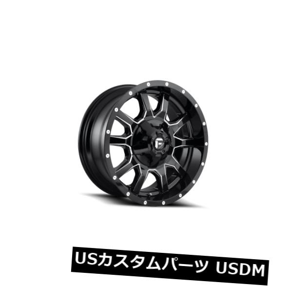 ファッションなデザイン ホイール 4本セット 4個の20x9燃料D627バンダルET 19ブラックミルド6x135ホイールリムのセット Set of 4 20x9, オーバーラップ cf994b0f