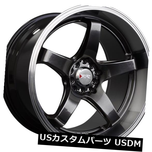 【激安セール】 ホイール 4本セット XXR 555 17x8 5x100 / 114.3 +35 Chromium Black / ML Rims Set, あっときれいあーる 722f5e16