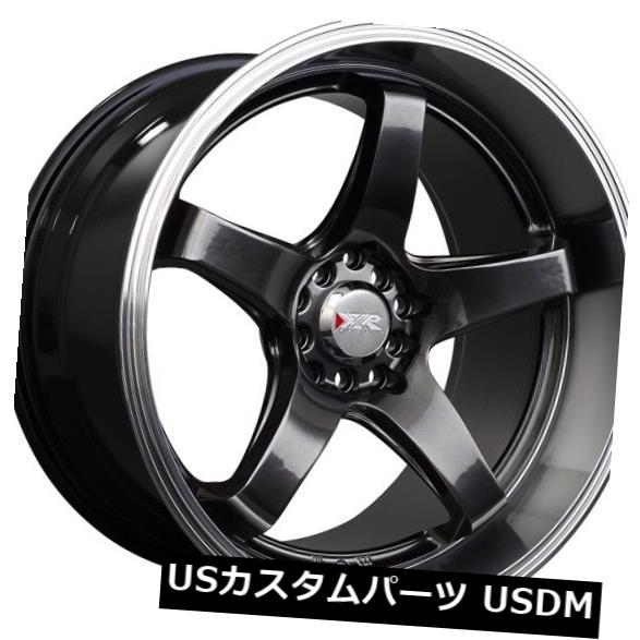 新品同様 ホイール 4本セット XXR 555 17x8 5x100 / 114.3 +35クロムブラック/ ML(4)ホイールリムの真新しいセット, 玖珠町 81289d05