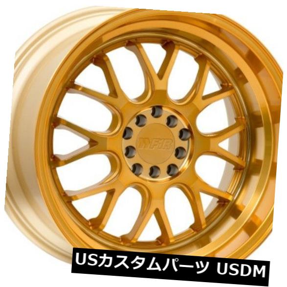 品質一番の ホイール 4本セット 18x10.5 F1R F21 5x100 / 114.3 +20マシニングゴールドホイール(4個セット) 18x1, クジュウクリマチ 8ebf9684