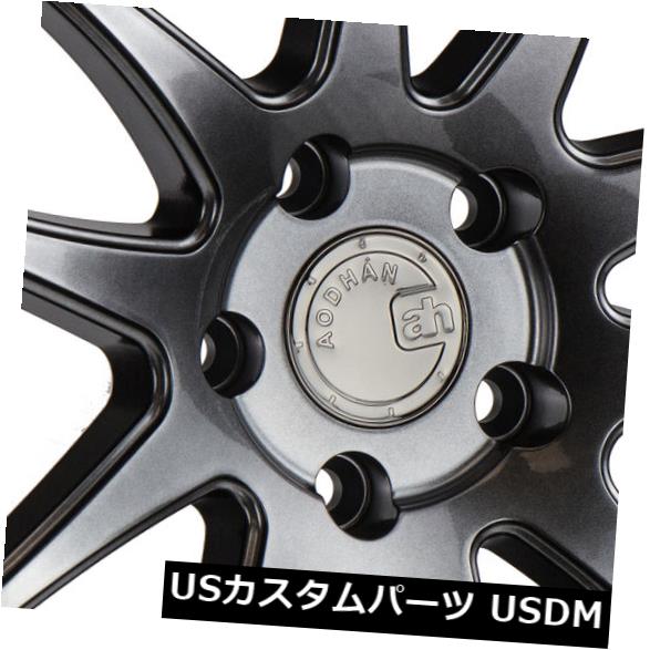 大特価放出! ホイール 4本セット 19x11 Aodhan Ds02 5x114.3 +15 Hyper Black Wheels(4個セット) 19, カシマシ aff36226