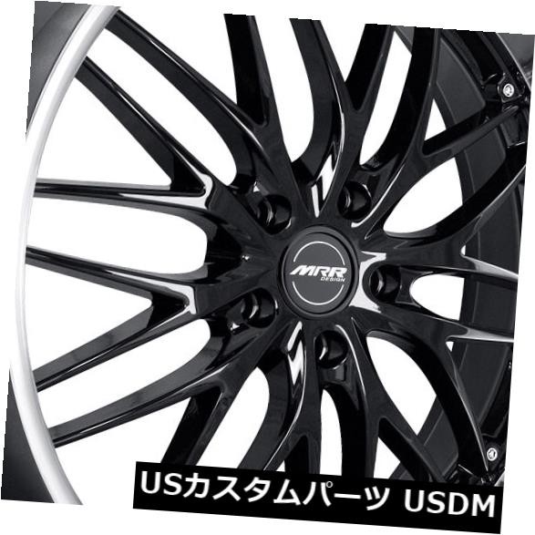 ホイール 4本セット Mrr Gt1 18x9 5 5x112ブラックホイールリム 4個セット