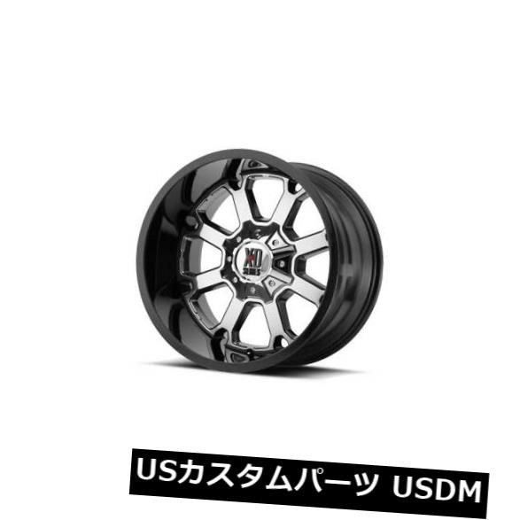 【2019正規激安】 ホイール 4本セット 20x12 XDシリーズBY KMC Rims BUCK 25 8x180 ET-44 PVD W / Black L, 美唄市 bfd8d5d6