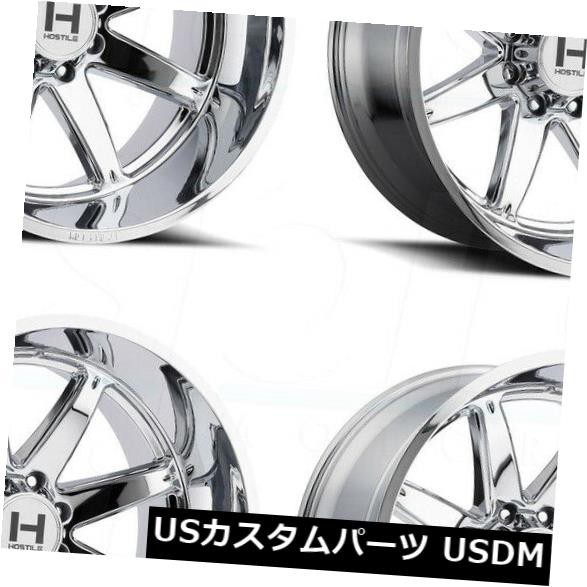 【2019 新作】 ホイール 4本セット 20x9 Chrome Wheels Hostile H109 Alpha 8x170 0(4個セット) 20x9, ナスグン f47a38fa