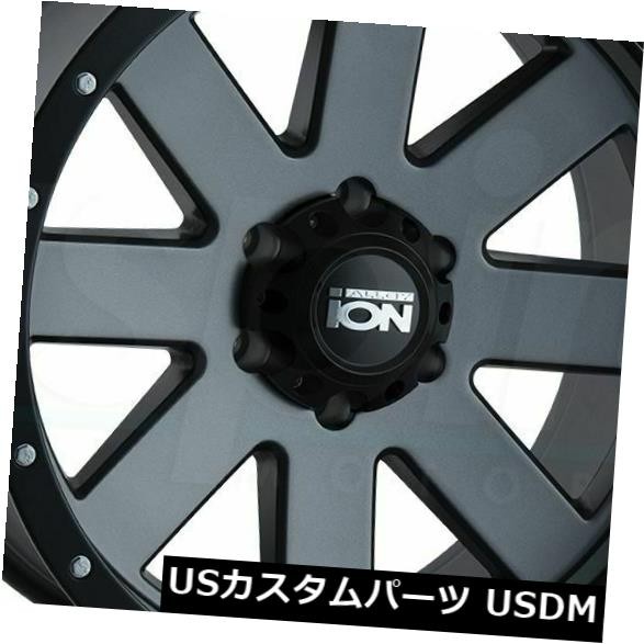 【美品】 ホイール 4本セット 18x9マットガンメタルホイールイオン134 5x5 / 5x127 0(4個セット) 18x9 Matte Gun, タナグラマチ 51cf916d