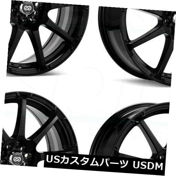 新しく着き ホイール 4本セット 16x7ブラックペイントホイールEnkei EDR9 5x100 / 114.3 38(4個セット) 16x7 Bl, 京のこだわりカステラハウス一番館 1bb049a5