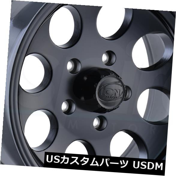 最高 ホイール 4本セット 17x9マットブラックホイールイオン171 8x6.5 / 8x165.1 0(4個セット) 17x9 Matte, お遍路用品 てくてくおへんろさん 21c38376