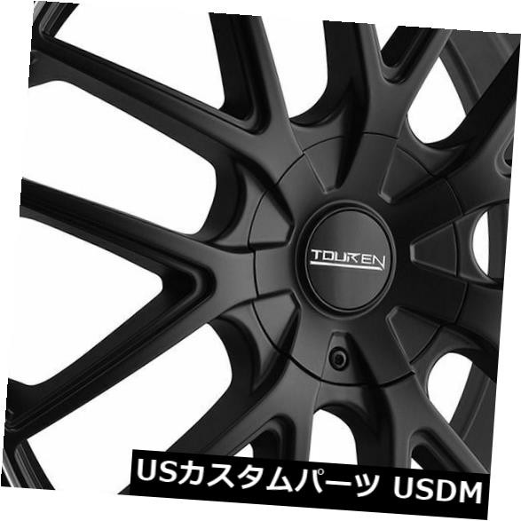 在庫処分特価 ホイール 4本セット x8 5マットブラック機械加工リングホイールtouren Tr60 5x110 5x115 40 4個セット 代引不可 Kweli Shop