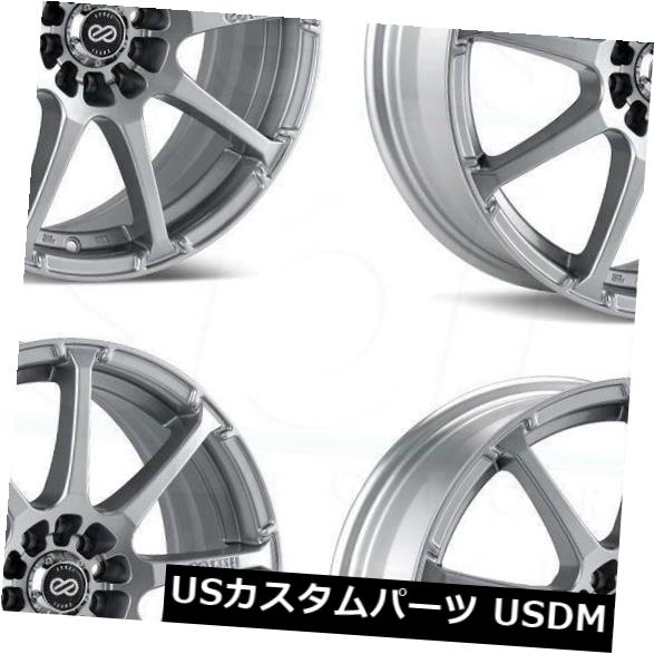 【楽ギフ_包装】 ホイール 4本セット 17x8シルバーペイントホイールエンケイEDR9 5x112 / 114.3 45(4個セット) 17x8 Silv, シンヤクドー 85194066