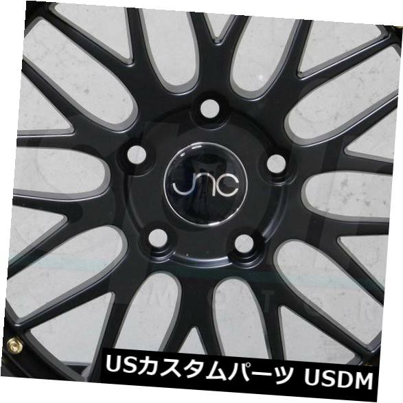 ホイール 4本セット 4 新しい18インチjnc 005 Jnc005ホイール18x9 5x114 3 34ブラック リム 4