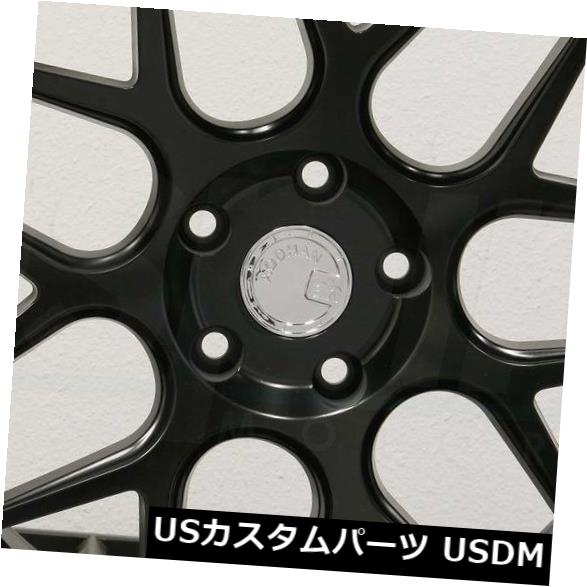 大人女性の ホイール 4本セット 4-新しい18インチAodhan LS002 LS2ホイール18x9 5x112 30マットブラックリム 4-New, ムラヤマシ 3b645e43