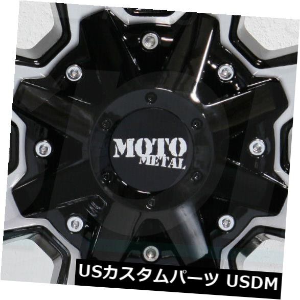 ホイール 4本セット 4-New 18 "Moto Metal MO970ホイール18x9 8x170 18ブラックマシンリム 4-New