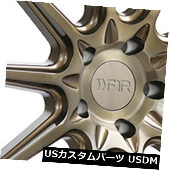 高級素材使用ブランド ホイール 4本セット 4-新しい20インチF1R F101ホイール20x9 5x114.3 35マシンブロンズリム 4-New 20